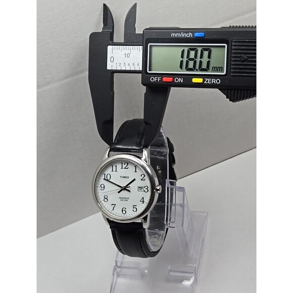 Timex Easy Reader Day Indiglo Two Tone 35mm Quartz Watch New Battery WR 30M - Picture 6 of 13